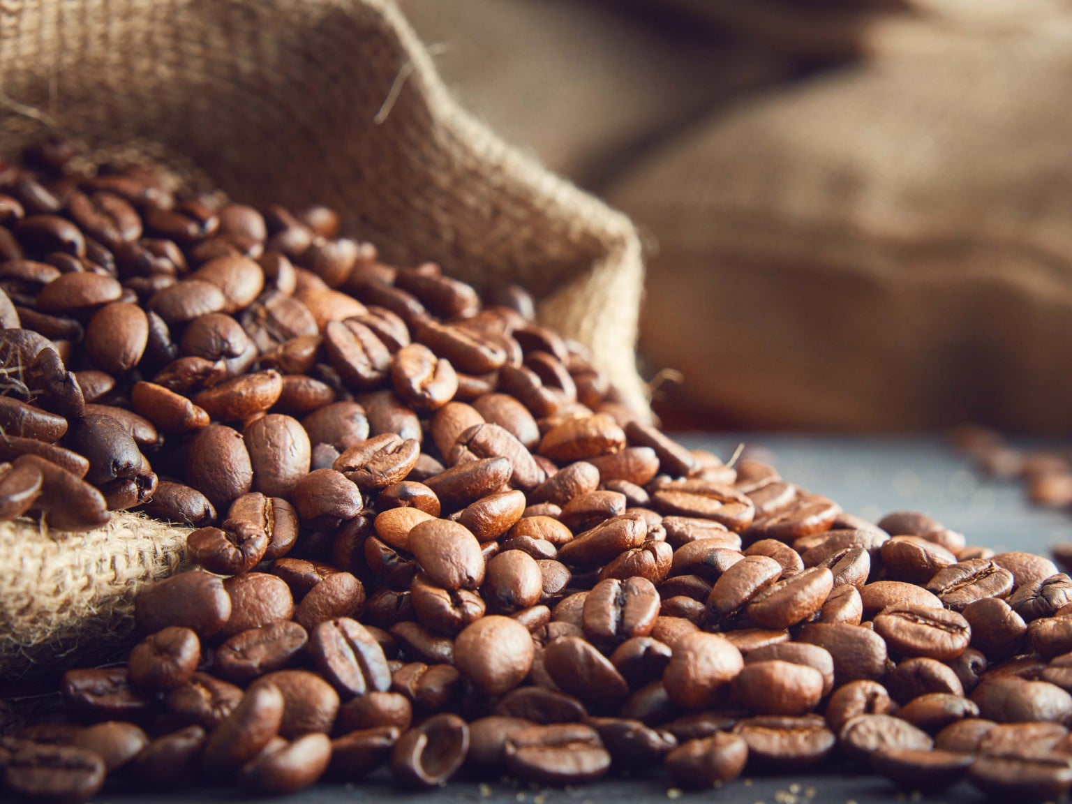 café em grão torrado