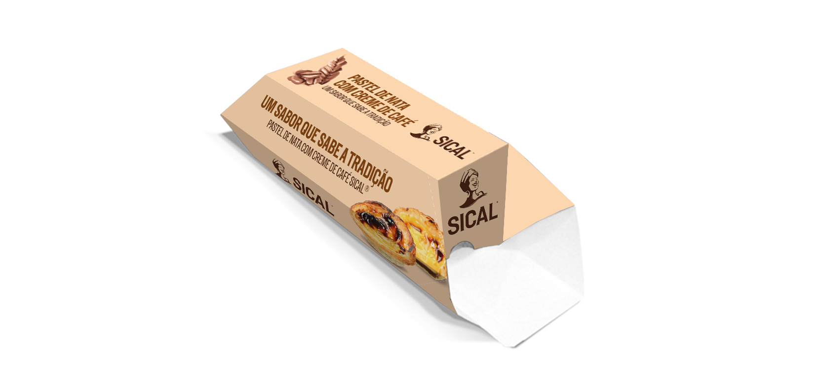 Pastel de Nata com creme de café Sical