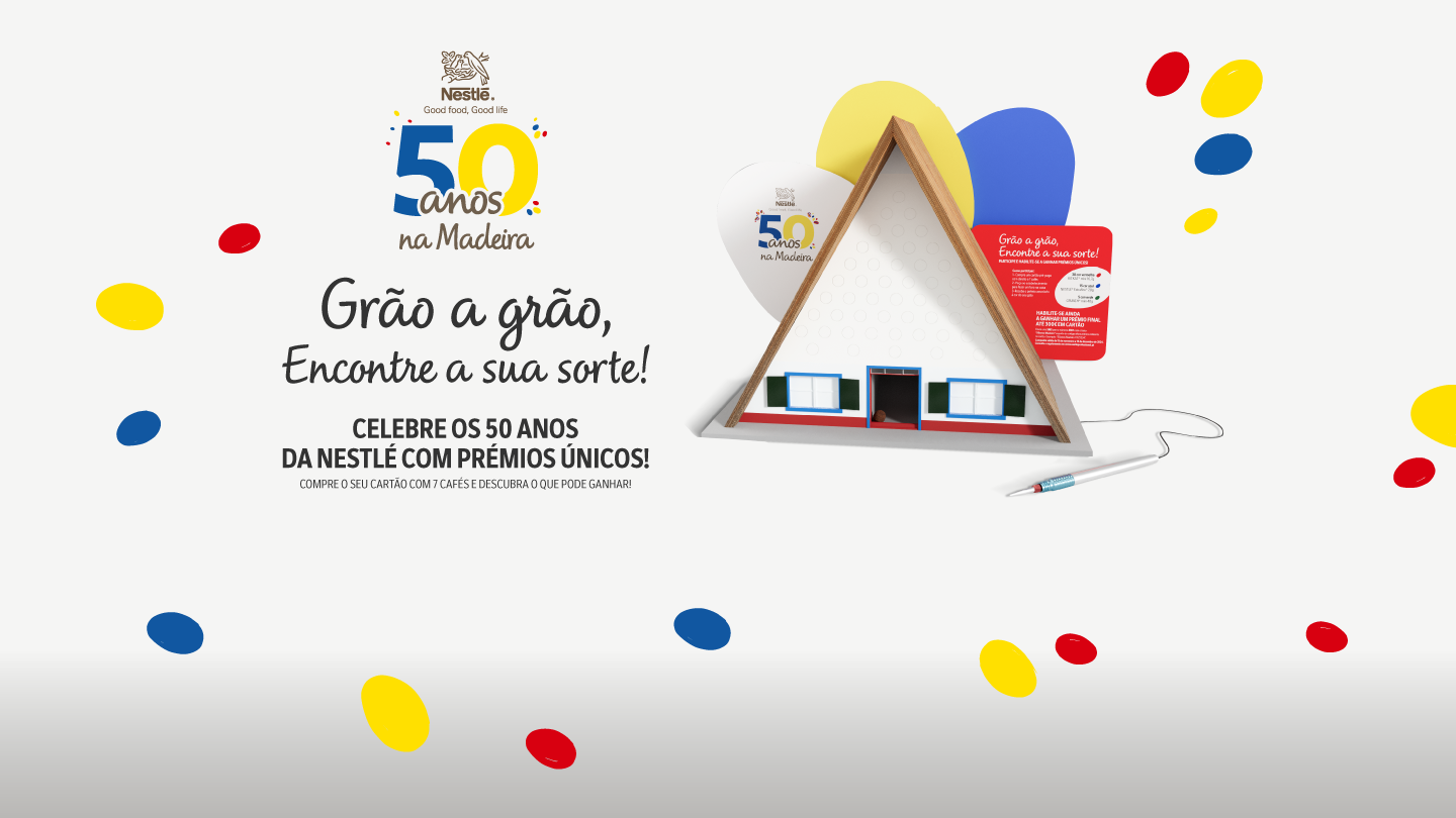 imagem passatempo 50 anos nestlé na Madeira