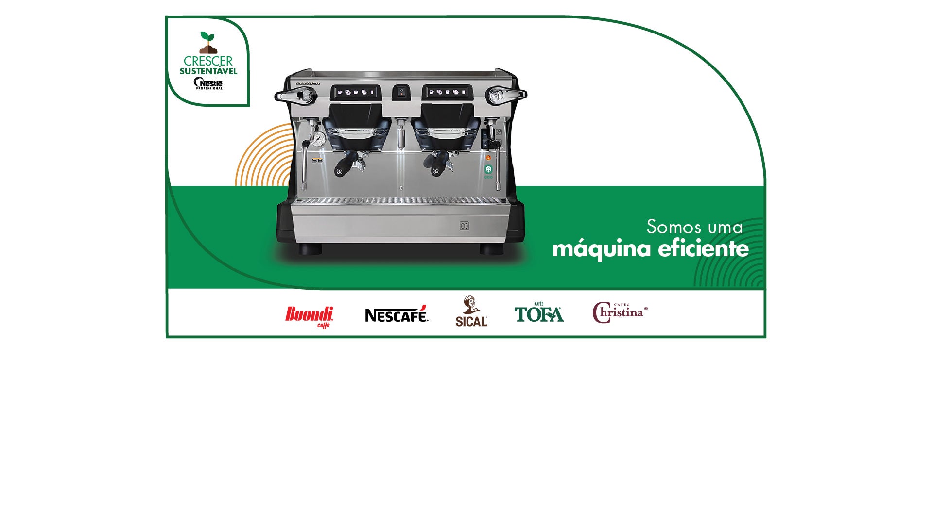 Máquina de café profissional eficiente