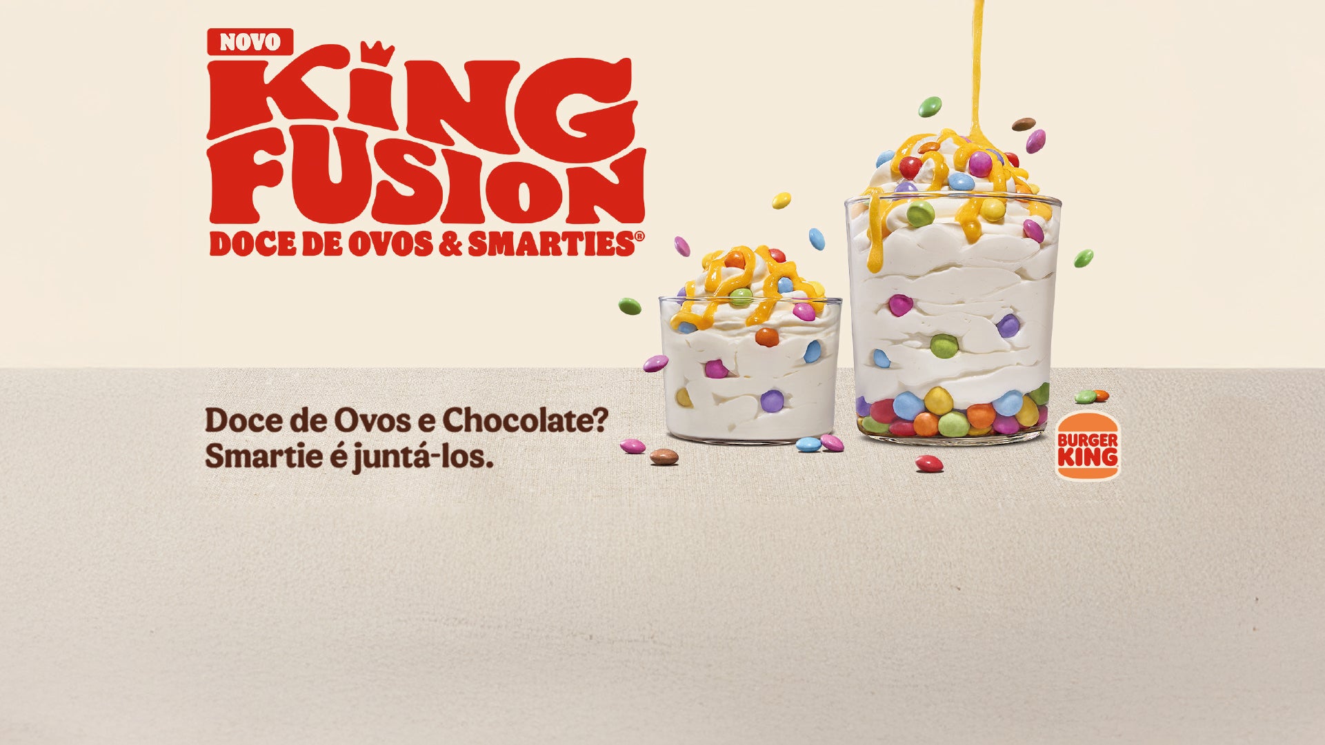Parceria Burger King Doce de Ovos &amp; Smarties