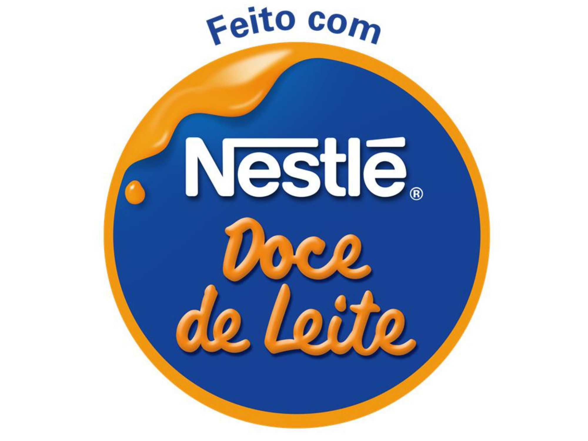 Logo Feito com Doce de Leite (Azul)