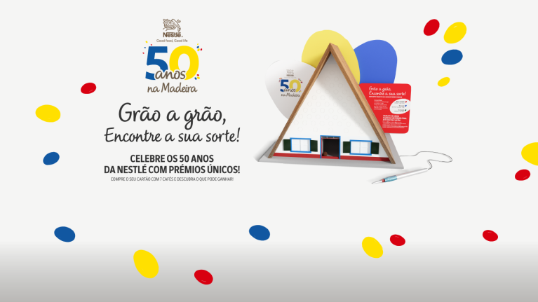 imagem passatempo 50 anos nestlé na Madeira