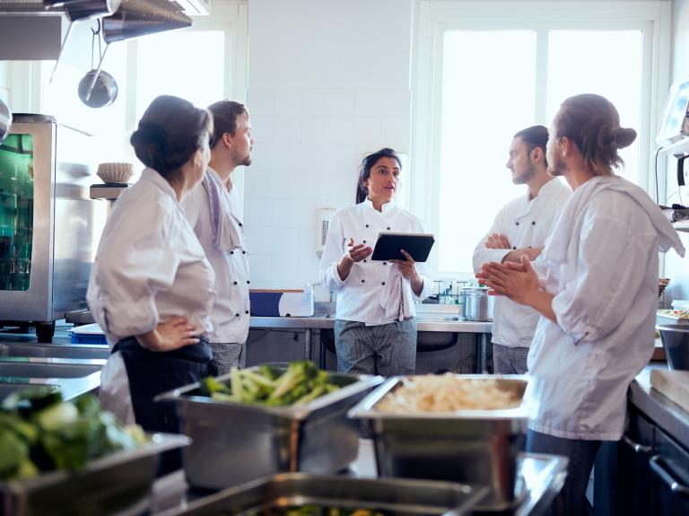Chef a dar formação culinária
