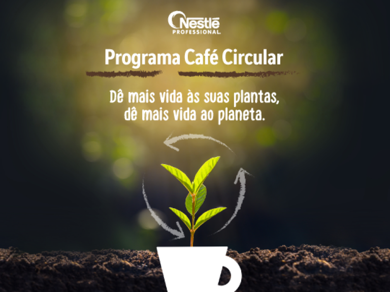 Programa de café circular da Nestlé Professional