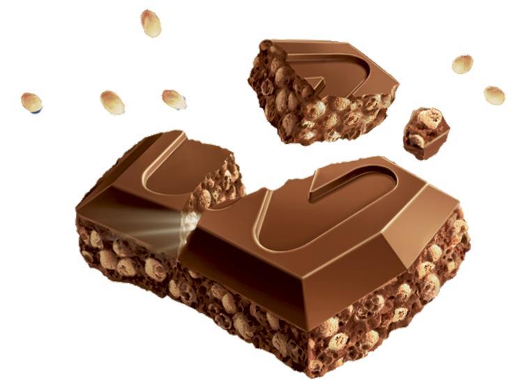 Crunch, o chocolate extra crocante