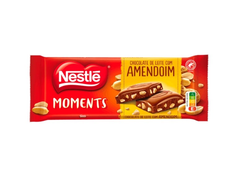 NESTLÉ® MOMENTS Tablete Chocolate de Leite com Amendoim