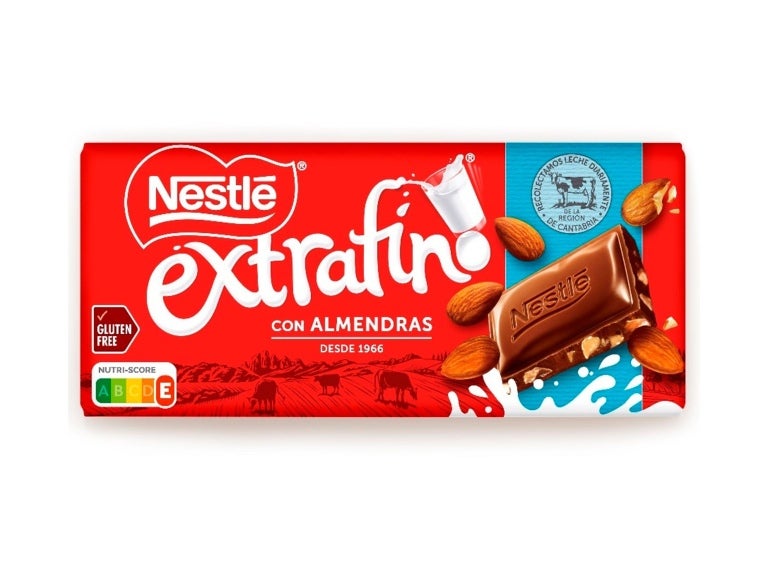 NESTLÉ® EXTRAFINO® Tablete Chocolate de Leite com Amêndoas 123g