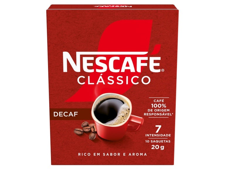 Nescafé Clássico Decaf 10 saquetas