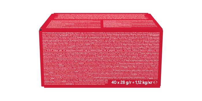 Verso Caixa KitKat Achocolatado Saquetas