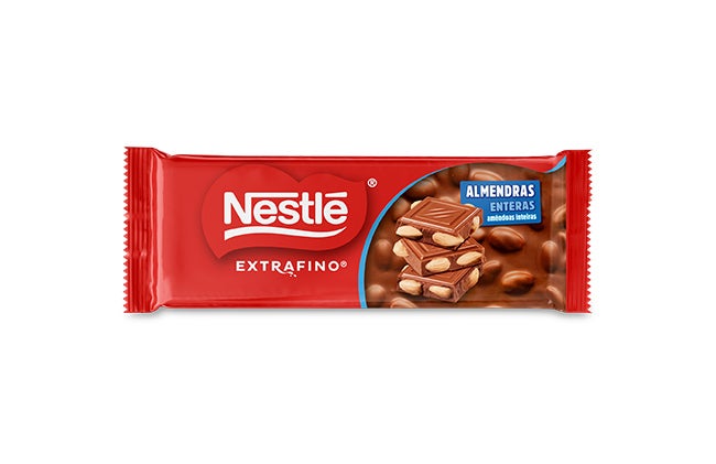 Tablete EXTRAFINO com Amêndoas Inteiras 19x100g