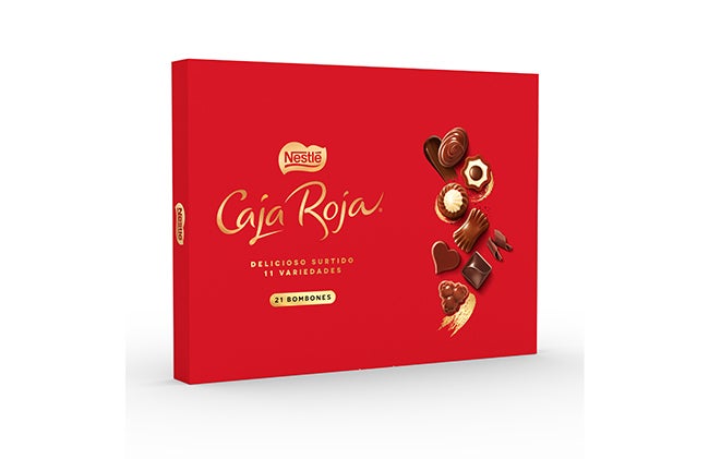 Caja roja Caixa Bombons 8x198g