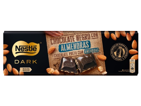 Nestlé Dark Chocolate Preto e Amêndoas 270g