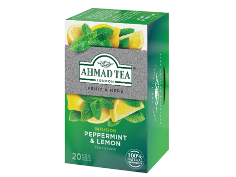 Ahmad Tea Infusão de Hortelã-Pimenta e Limão