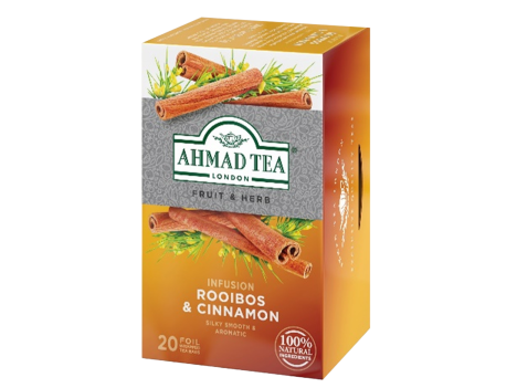 Ahmad Tea Infusão de Rooibos e Canela