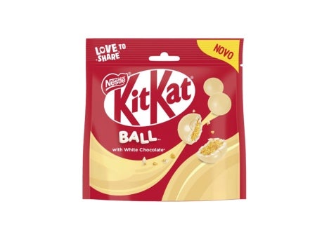 embalagem de KITKAT® BALL Chocolate Branco