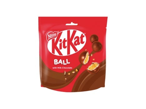 embalagem de KITKAT® BALL Chocolate de Leite