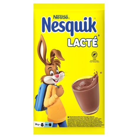 Embalagem NESQUIK® Lacté bebida láctea com cacau