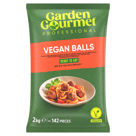 12449565 GRDNGRMT Vegan MeatBall 14g 2x2kg_Front