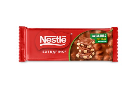 NESTLÉ® EXTRAFINO Tablete com Inclusões de Avelã 19x100g