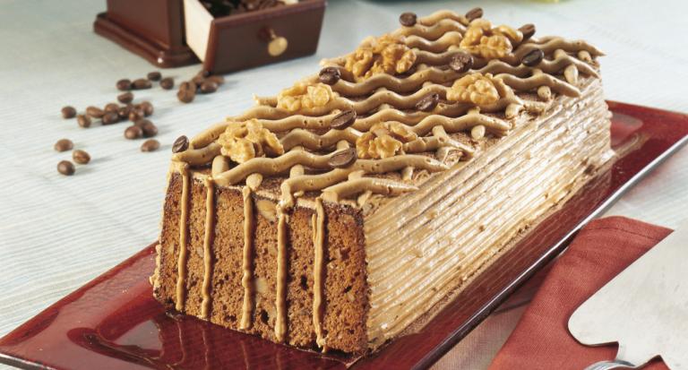 Bolo de creme moka e noz Sical