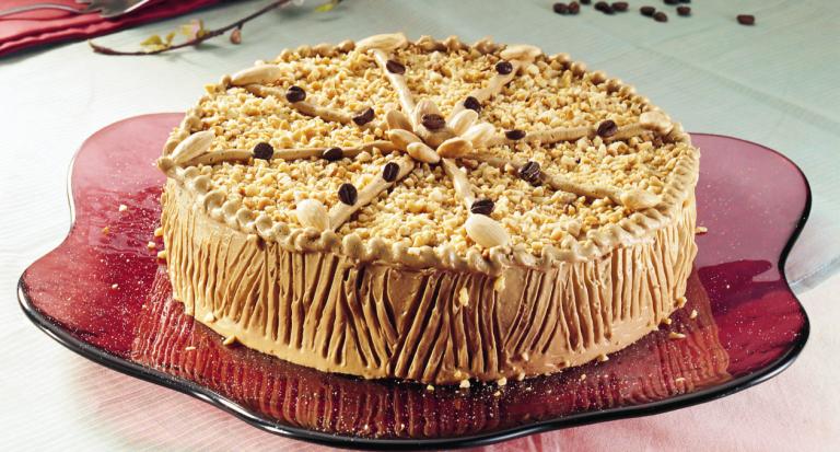 Bolo de creme de moka e amêndoa Sical
