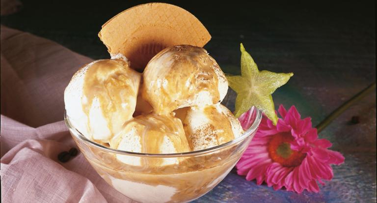 Gelado de natas e café Sical