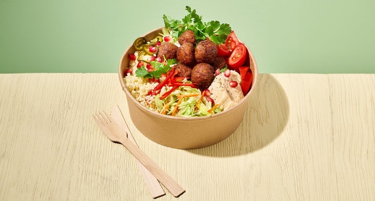Receita de Poké Bowl Mezze com Almôndegas Vegan GARDEN GOURMET