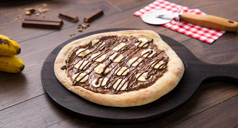 Pizza feita com KITKAT® Spread