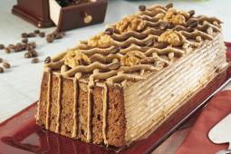 Bolo de creme moka e noz Sical