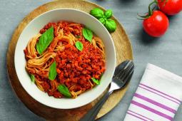 Massa Vegan à Bolonhesa Garden Gourmet