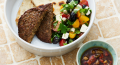 receita de burger deluxe com salada grega garden gourmet